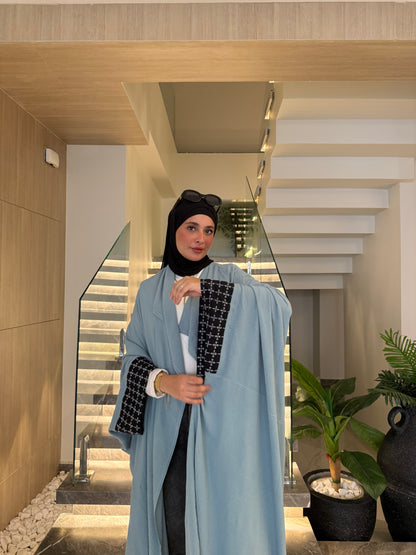 Blue Mist Abaya