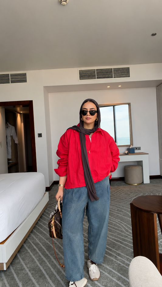 The Ease Pure Linen Blouse